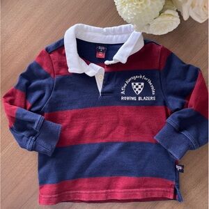 EUC Rowing Blazers toddler boy rugby shirt